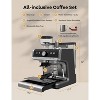 Espresso Machine with Built-in Grinder and Steamer Wand, Coffee Maker for Cappuccino and Latte, 2.8L Water Tank - 2 of 4