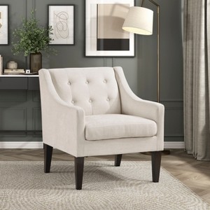 NicBex Modern Accent Chair Upholstered Sofa Chair Button-Tufted Fabric Armchair Comfy Chair Lounge Chair for Living Room, Bedroom - 1 of 4