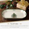Spode Christmas Tree Rectangular Scalloped Tray - 11 Inch, - 2 of 4