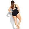 Women's Plus Size Cancun Underwire 1 Piece - black | CITY CHIC - 2 of 4