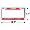 University of Maryland Alumni Logo Full Size Standard License Plate Metal Frame - 4 of 4