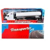 Freightliner Columbia Truck White with White Tanker Trailer "Transporter" Series 1/32 Diecast Model by Welly - 3 of 3
