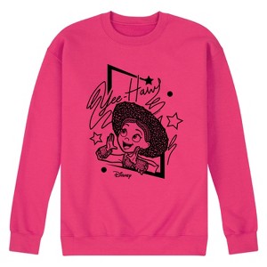 Men's - Disney - Jesse Yeehaw Graphic Fleece Sweatshirt - 1 of 4