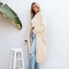 Women's Cozy Longline Open Front Cardigan with Dolman Sleeves -Cupshe - 2 of 4