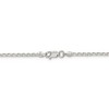 Black Bow Jewelry 2.1mm Sterling Silver Diamond Cut Solid Round Spiga Chain Necklace - 4 of 4