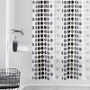 LunaLulinlk Waterproof recycled PEVA shower curtain with 12 hooks - 2 of 4