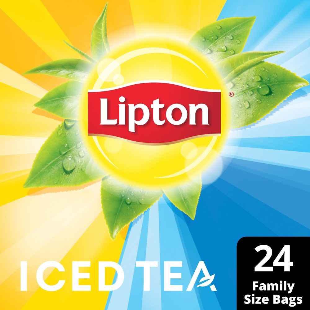 UPC 041000050145 product image for Lipton Family Black Iced Tea Bags Unsweetened - 24ct | upcitemdb.com