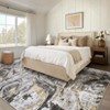 Washable Modern Printed Rug Non Slip Low Pile Rug Soft Contemporary Throw Floor Cover Foldable Indoor Carpet for Living Room Bedroom Playroom - 4 of 4