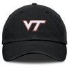 NCAA Virginia Tech Hokies Unstructured Black Tonal Cotton Hat - 2 of 4
