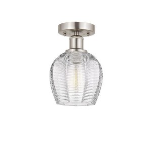 Norfolk - 1 Light Semi-Flush Mount In Industrial Style-9.62 Inches Tall and 5.75 Inches Wide - 1 of 1