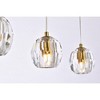 Elegant Lighting Eren 3 lights Gold pendant - 4 of 4