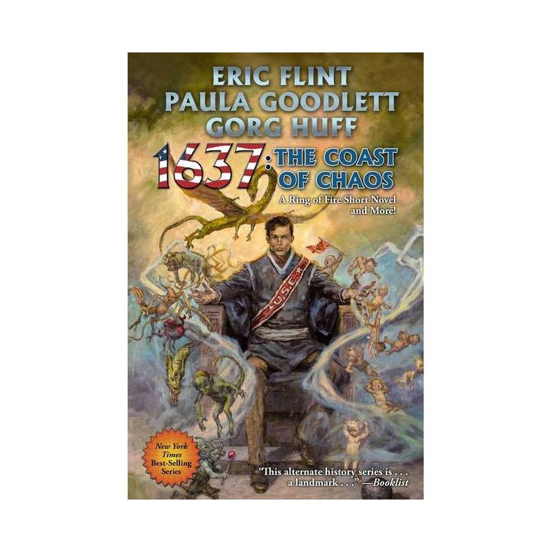 1637: The Coast of Chaos - (Ring of Fire) by  Eric Flint & Paula Goodlett & Gorg Huff (Hardcover), 1 of 2