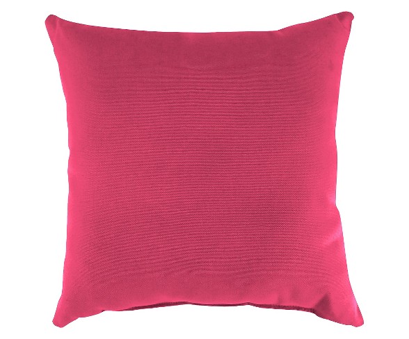 Jordan Set of Square Toss Pillows - Hot Pink