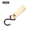 Unique Bargains PU Leather Strap Camping Outdoor S-shaped Hooks and Hangers 8 Pcs - 3 of 4