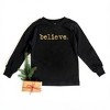 The Juniper Shop Believe Puff Print Toddler Long Sleeve Tee - 2 of 3