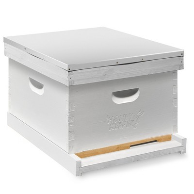 Honey Keeper Beginner Beehive Kit, Fully Assembled And Painted Starter 