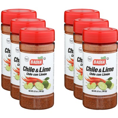 Badia Chile and Lime Seasoning - Pack of 6 - 6.5 oz