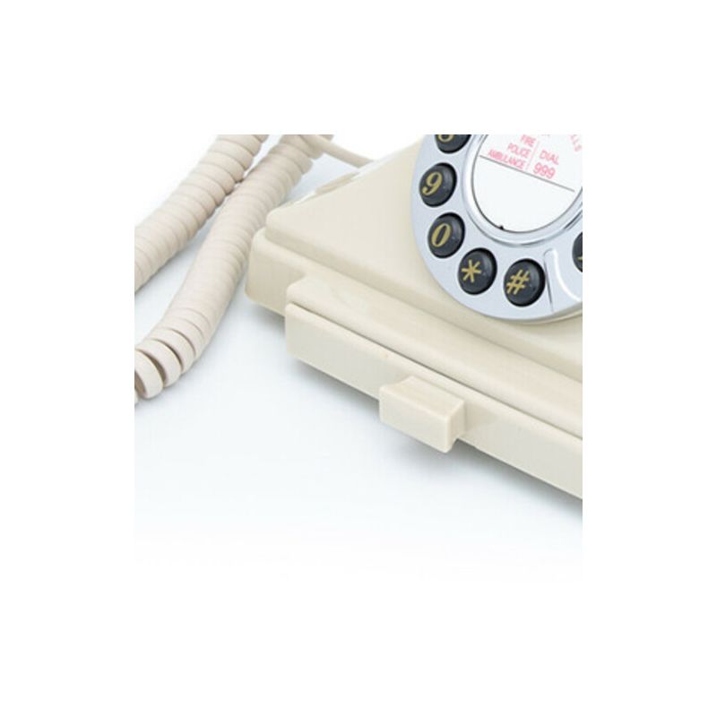 GPO Retro GPOCARRPBIV Carrington Push Button Telephone - Ivory, 3 of 7