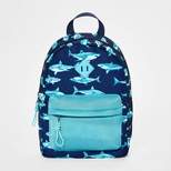 Toddler Boys' 10" Sharks Backpack - Cat & Jack™ Blue