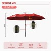 YARDSIGHT 12.5x6.7FT Large Rectangular  Outdoor Market Umbrella  without Base –Sturdy Frame & UV-Resistant Canopy for Garden, Deck, Pool, and Backyard - 3 of 4