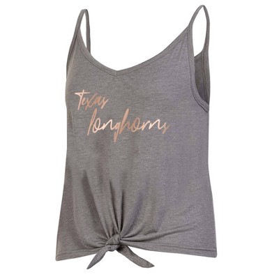 NCAA Texas Longhorns Women's Gray Tank Top