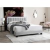 CAVINAS Queen Size Wooden Platform Bed Frame with Channel Tufting Headboard & LED Lights,No Box Spring Needed - 4 of 4