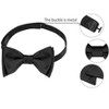 Allegra K Men's Solid Color Self-tied Formal Wedding Party Tuxedo Adjustable Bow Ties - 3 of 4
