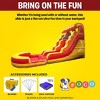 Pogo Bounce House Crossover Kids Inflatable Water Slide, Fire Marble with Blower, 15 ft - 4 of 4