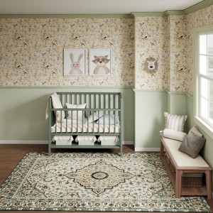 5x7ft Washable Area Rugs for Living Room Bedroom Kids Room Nursery Non-Slip, Vintage Area Rugs - 1 of 4