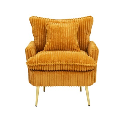TIRAMISUBEST 30 inch Corduroy Accent Sofa Chair Single Chair Fashion Sofa Apartment Living Room Bedroom