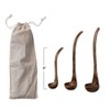 Storied Home Wood Ladles in Drawstring Bag, Natural - 2 of 4