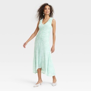 Women's Ruched Midi Sundress - A New Day™ - 1 of 3