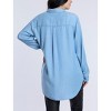 Women's Long Sleeve Button-Up Poplin Shirt | Motherhood Maternity - 2 of 4