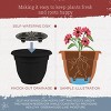 Bloem Ariana Round Resin Planter Pot Indoor and Outdoor Gardening - 4 of 4