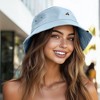 Dalix Lil Cherry Embroidered Cotton Bucket Hat Outdoor Bucket Fruit Cap Womens - 4 of 4
