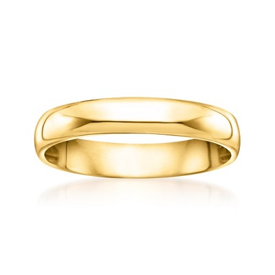 Ross-Simons Men's 4mm 14kt Yellow Gold Wedding Ring