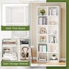 Kumasinova 70.9 Inch Bookcase with 12 Cube Storage,Modern Open Storage Bookshelf for Living Room,Bedroom,Office,White - 4 of 4