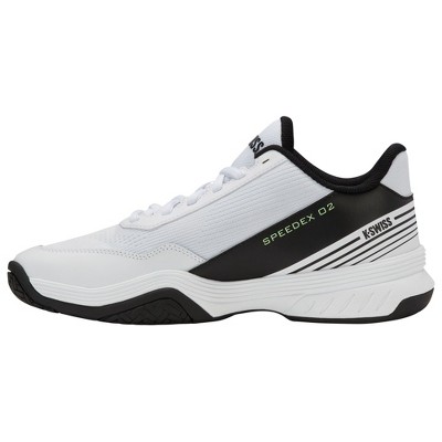 K-Swiss Men's Speedex 2 Tennis Shoe (White/Black/Soft Neon Green) (13) — фото 5