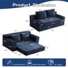 RISOKEYS Loveseat Sofa - Small Corduroy Couch, Reversible Cushion with Pillows for Living Room Bedroom - 3 of 4