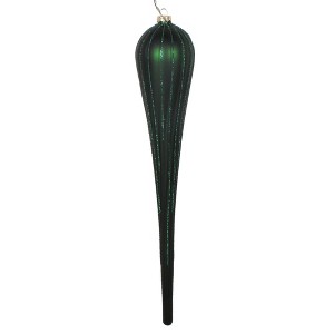 Vickerman Matte Glitter Drop Christmas Ornament - 1 of 3