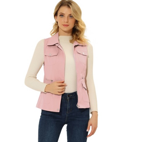 Pink utility outlet vest