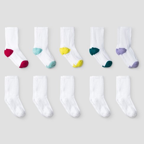 Toddler girl store crew socks