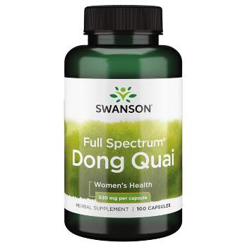 Swanson Herbal Supplements Full Spectrum Dong Quai 530 mg Capsule 100ct