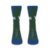 MLB Tampa Bay Rays Adult Crew Socks: Cushioned Heel & Toe, Knit Logo Pattern - 2 of 3