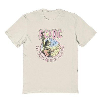 Acdc Men's Acdc Illustration Short Sleeve Graphic Cotton T-shirt : Target