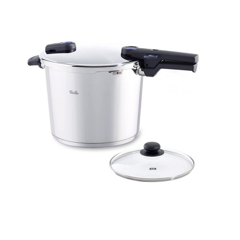 Fissler Stainless Steel Vitaquick Pressure Cooker With Glass Lid, For All  Cooktops : Target