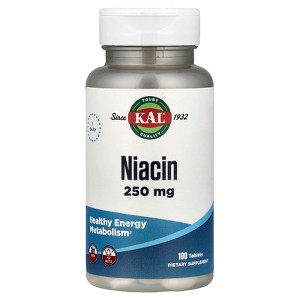 KAL Niacin, 250 mg, 100 Tablets - 1 of 4