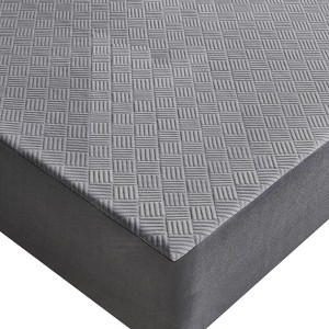Aoibox Queen Size Waterproof Mattress Protector Gray Breathable Cooling Noiseless Deep Pocket Fitted Sheet 60x80 - 1 of 4