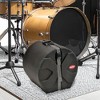 SKB 14" x 16" Floor Tom Case with Padded Interior, D-Shaped Drum Design, and Molded in Feet for Upright Positioning and Stability, Black - 4 of 4