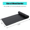 4Ft x 250Ft Heavy Duty Weed Barrier Fabric, 5 Oz Professional Grade Landscape Fabric, Weed Block Gardening Mat for Plant Bed, Erosion Control - 2 of 4